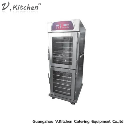 E-DBW-12B-21E รถเข็นบุฟเฟ่ต์ไฟฟ้าเชิงพาณิชย์ประตูกระจกสองชั้น 24 ชั้นรถเข็นอุ่นอาหาร