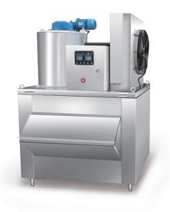 SL-200 เครื่องทำเกล็ดอุตสาหกรรมเชิงพาณิชย์เครื่องทำน้ำแข็งสี่เหลี่ยม, เครื่องทำน้ำแข็ง 110 กก