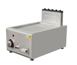 E-RQZ-400G ร้านอาหารเชิงพาณิชย์อุปกรณ์ครัวเคาน์เตอร์แก๊ส 1-Tank Deep Fryer