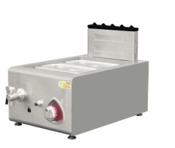E-RQT-400G ร้านอาหารเชิงพาณิชย์อุปกรณ์ครัวเคาน์เตอร์แก๊ส Bain-Marie