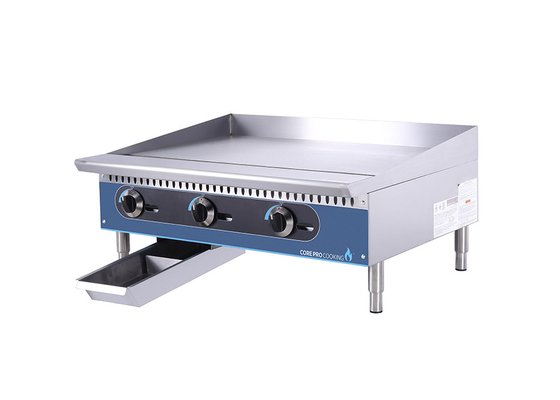 CP-G36-M Commercial ร้านอาหารอุปกรณ์ครัวแก๊ส 36 นิ้ว Griddle ควบคุมด้วยตนเอง