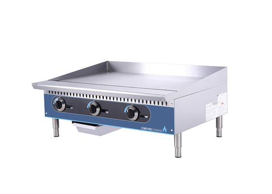 CP-G36-M Commercial ร้านอาหารอุปกรณ์ครัวแก๊ส 36 นิ้ว Griddle ควบคุมด้วยตนเอง