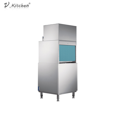 ประเภทเที่ยวบินล้าง 90 ℃เครื่องล้างจานเชิงพาณิชย์