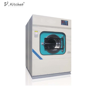 เครื่องซักผ้าเชิงพาณิชย์ 50Hz แบบปิดเต็มระบบควบคุมคอมพิวเตอร์ PLC