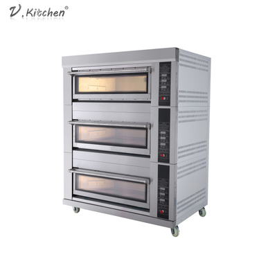 Convection Rotary 220V Pita Bread Pizza Baking Gas Oven