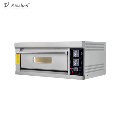 Countertop Convection 60kw เตาอบแก๊สชั้นเดียวสำหรับพิซซ่า