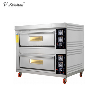 Countertop Convection 60kw เตาอบแก๊สชั้นเดียวสำหรับพิซซ่า