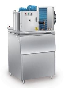 SL-200 เครื่องทำเกล็ดอุตสาหกรรมเชิงพาณิชย์เครื่องทำน้ำแข็งสี่เหลี่ยม, เครื่องทำน้ำแข็ง 110 กก
